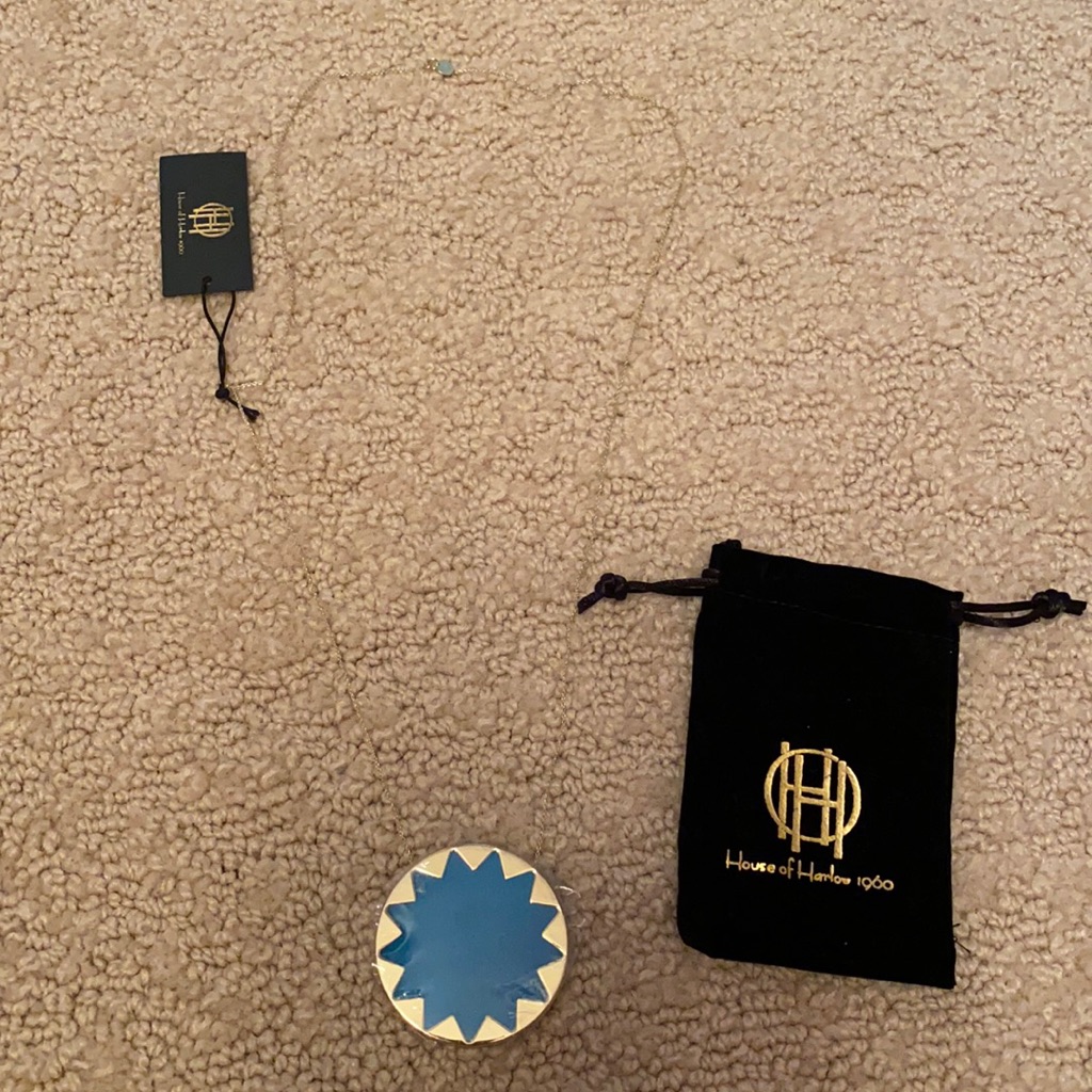 New House Of Harlow Sunburst Necklace 52$
